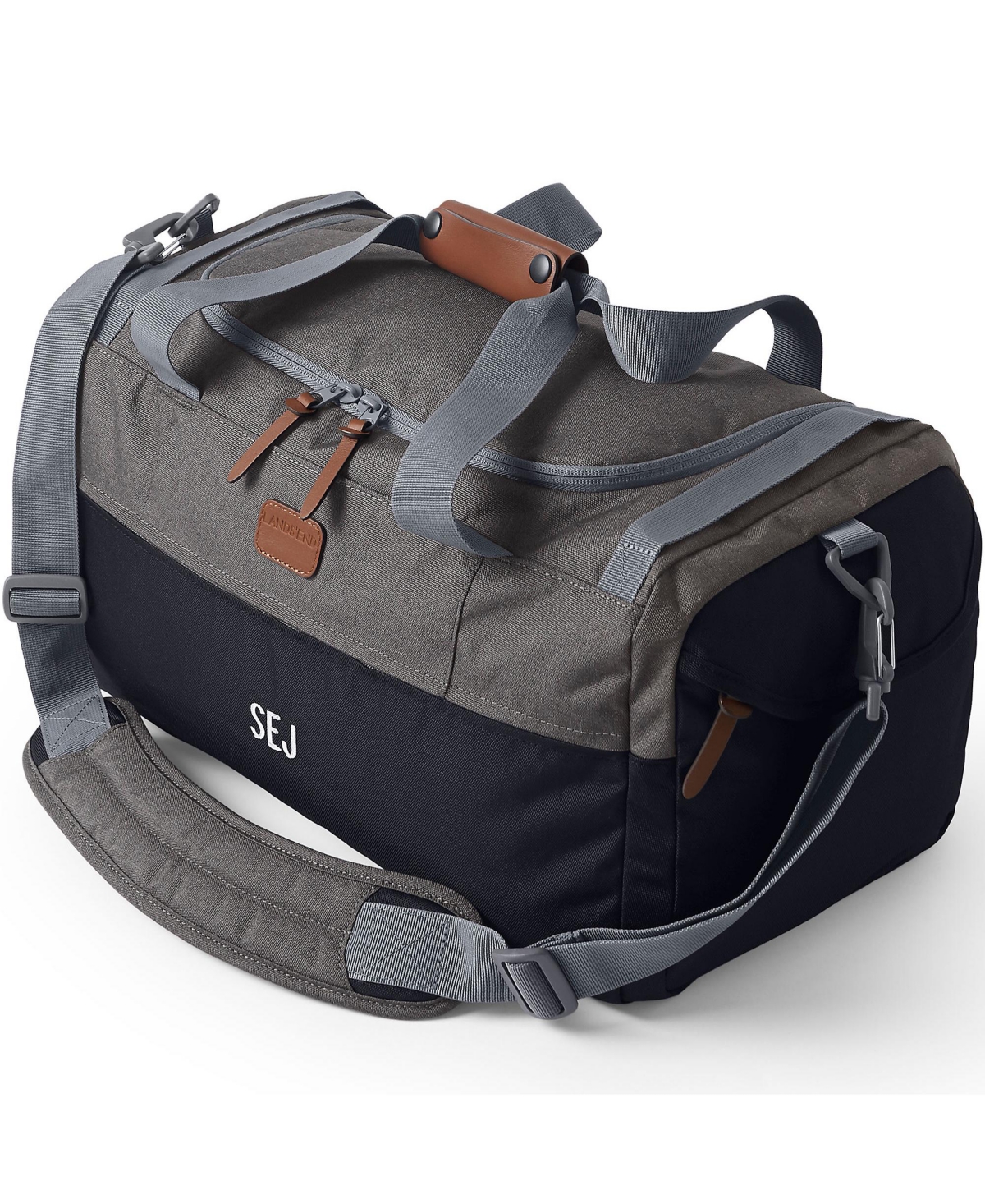 Small All Purpose Travel Duffle Bag - Oxidized gray heather