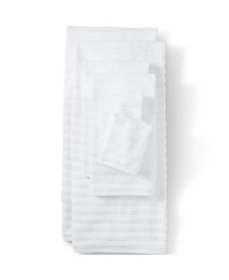 Lands' End Organic Cotton Hand Towel - White