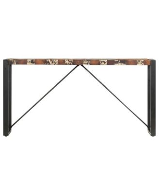 Console Table 59.1"x13.8"x29.9" Solid Reclaimed Wood