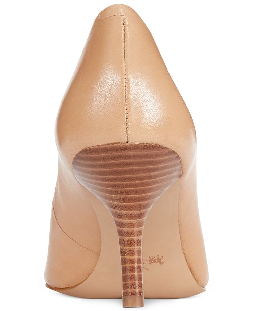 coach bowery pointed toe pumps
