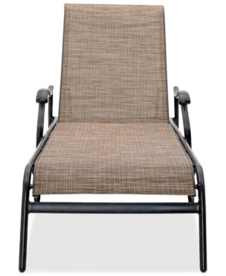 Wythburn Mix and Match Filigree Sling Outdoor Chaise Lounge, Created for Macy's