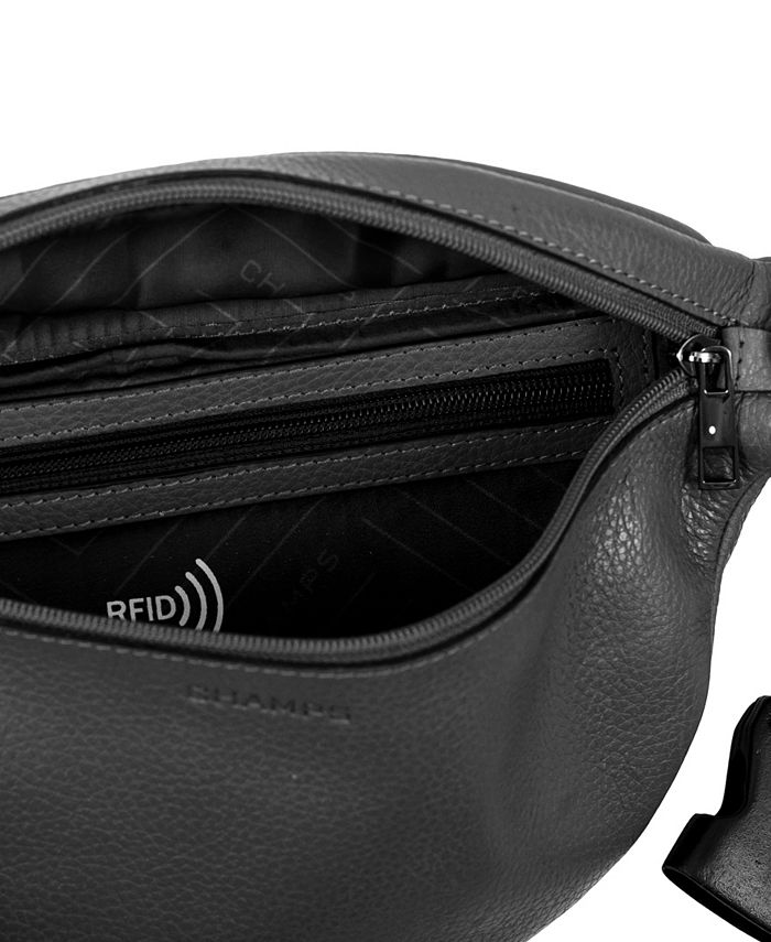 CHAMPS Onyx Leather Waist Pack Macy's