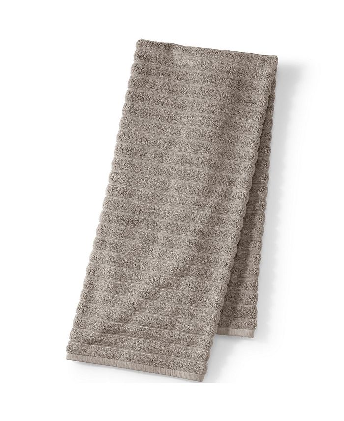 Lands' End Organic Cotton Rib Bath Towel Macy's