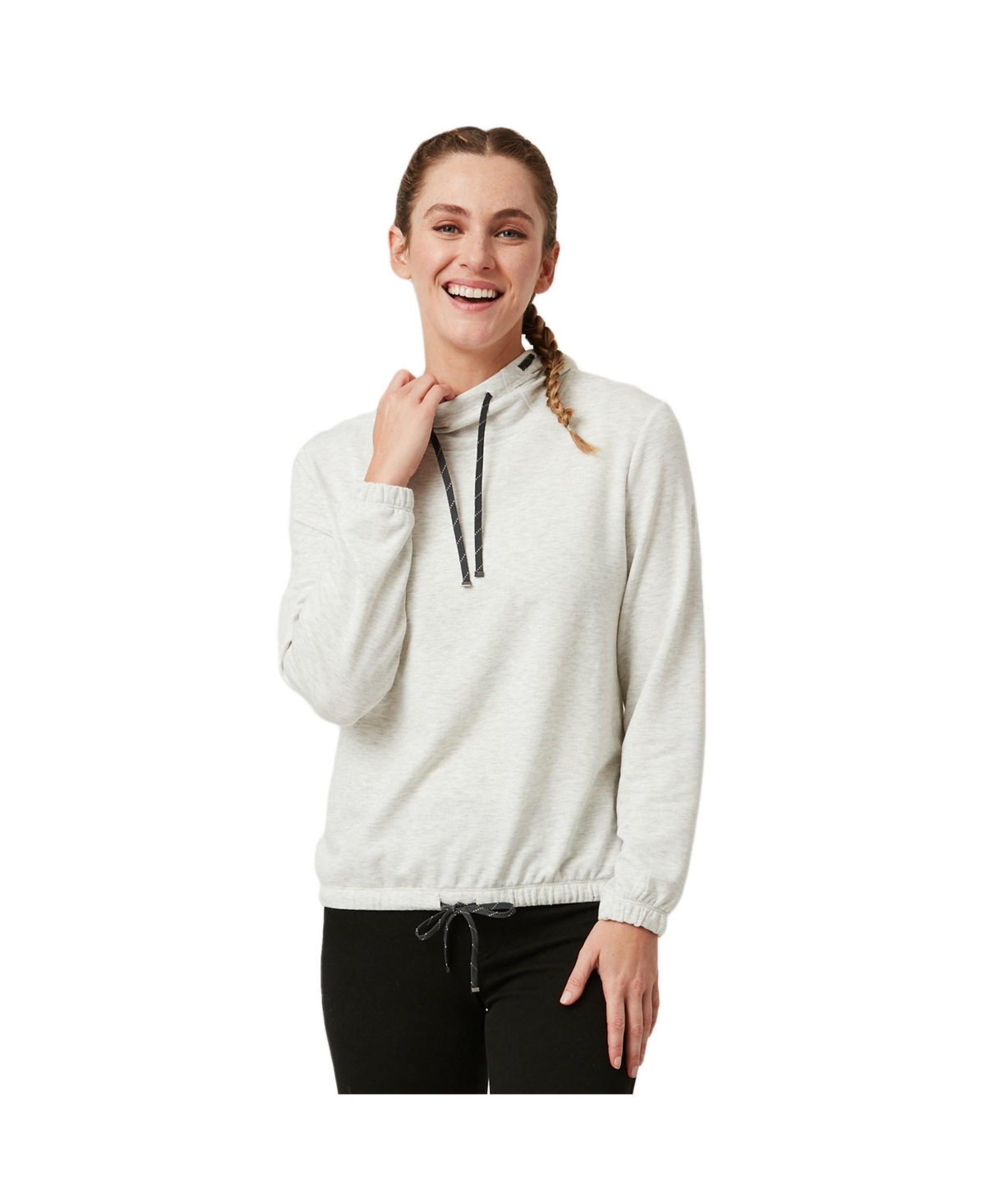 Women's Luxe Easy Fit Pullover Hoodie - Oatmeal