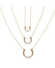 Macy's horseshoe sale necklace