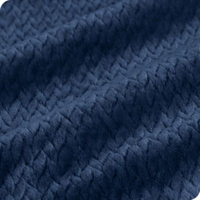 Textured Micro Plush Fleece Blanket, King/California King