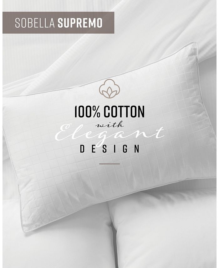 Sobel Westex Pillows
 Sobel Westex Sobella Supremo Cotton Face Medium Density Pillow