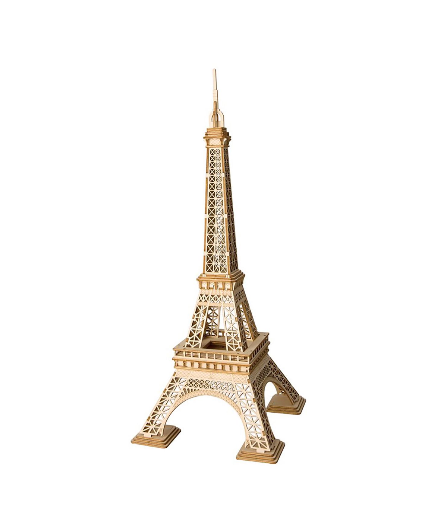 Детские конструкторы Flash Popup Eiffel Tower 3D Wooden Laser-Cut Puzzle, 121-Piece, Ages 8+ — фото 1