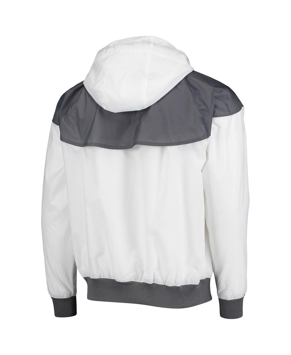 Shop Nike Men's  White Colorado Buffaloes Windrunner Raglan Full-zip Hoodie Jacket