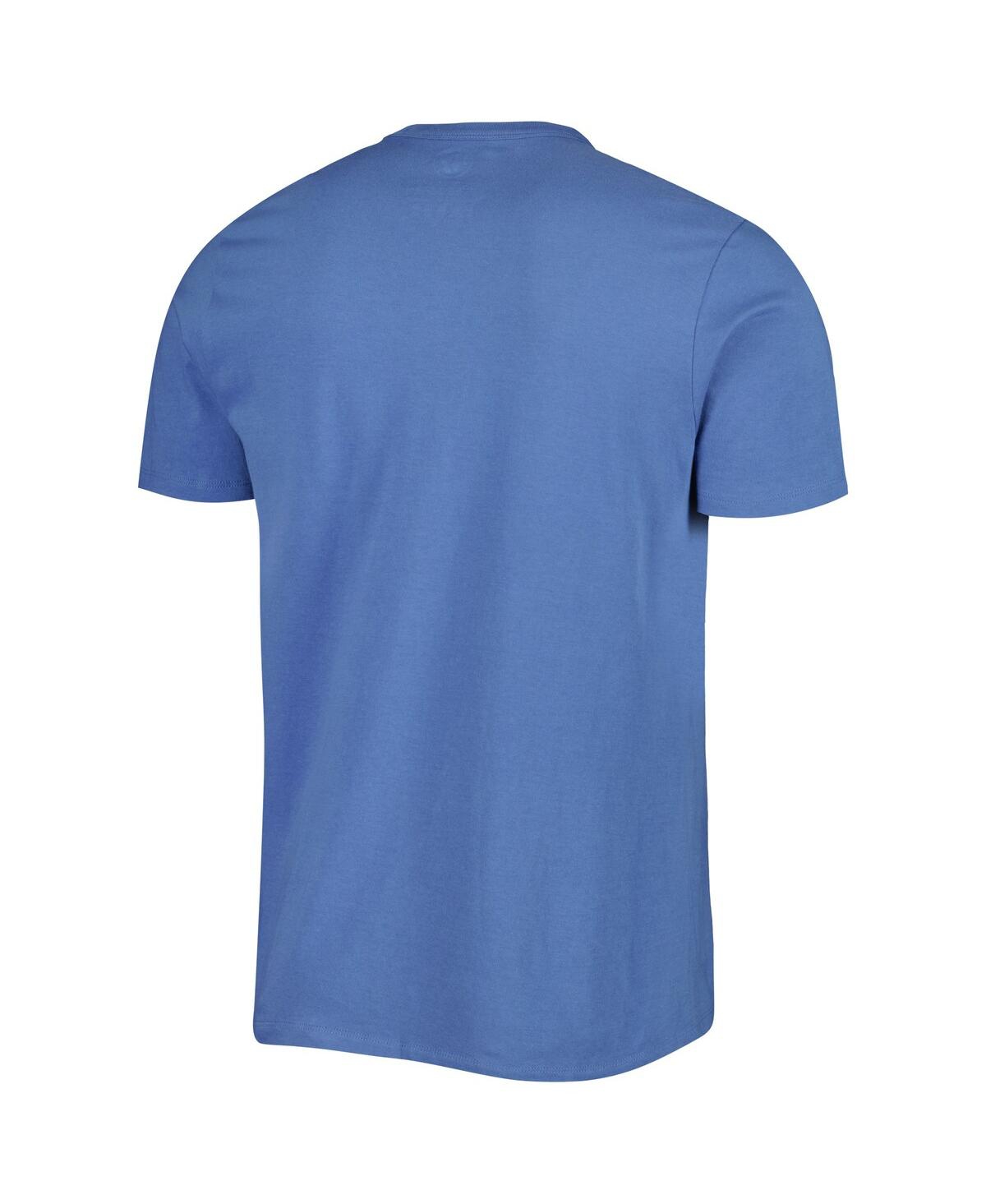 Shop 47 Brand Men's ' Blue Distressed Detroit Lions Driven By Detroit T-shirt