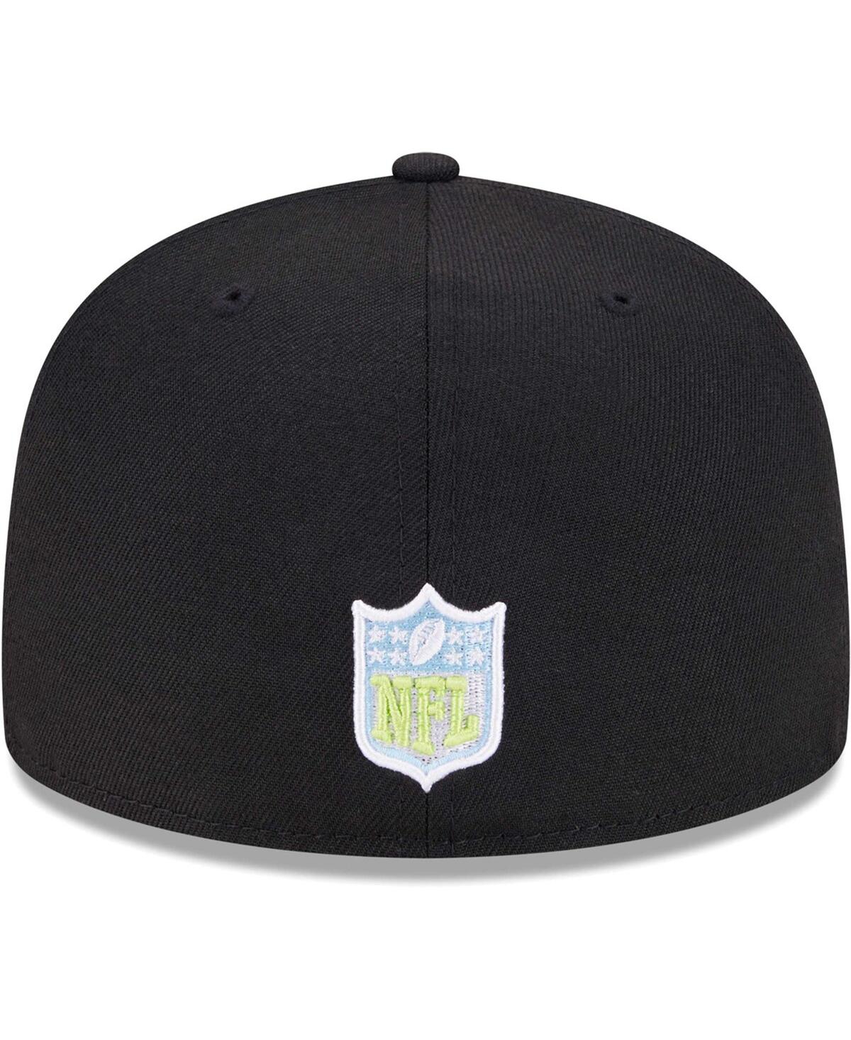 Men's New EraSan Francisco 49ers Multi 59FIFTY Fitted Hat - Black