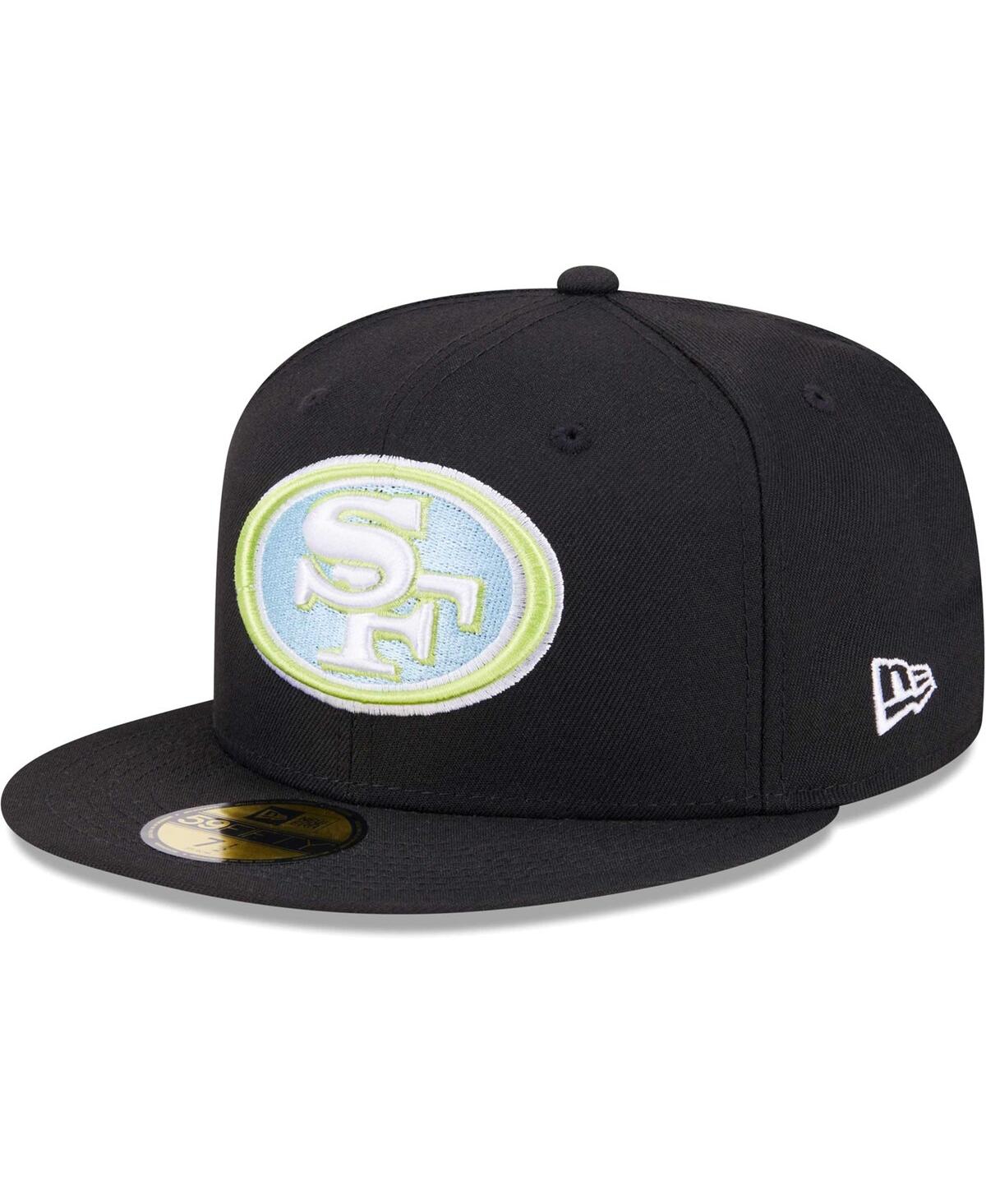 Men's New EraSan Francisco 49ers Multi 59FIFTY Fitted Hat - Black