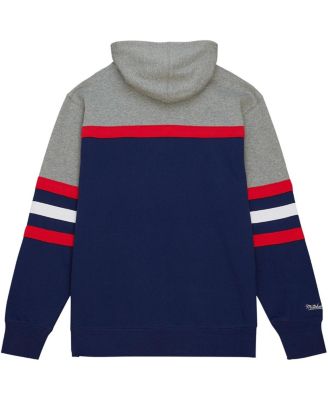 Men's Navy, Gray Washington Capitals Head Coach Pullover Hoodie