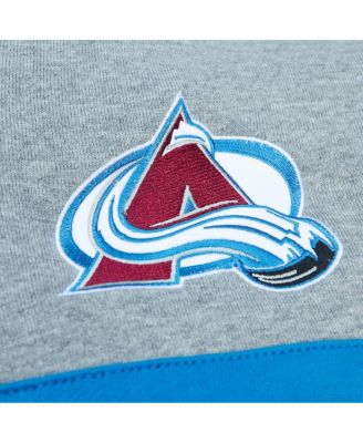 Men's Burgundy, Gray Colorado Avalanche Head Coach Pullover Hoodie