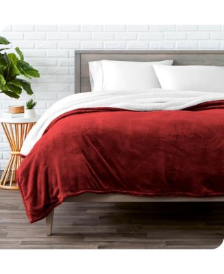 Fleece Sherpa Blanket, King