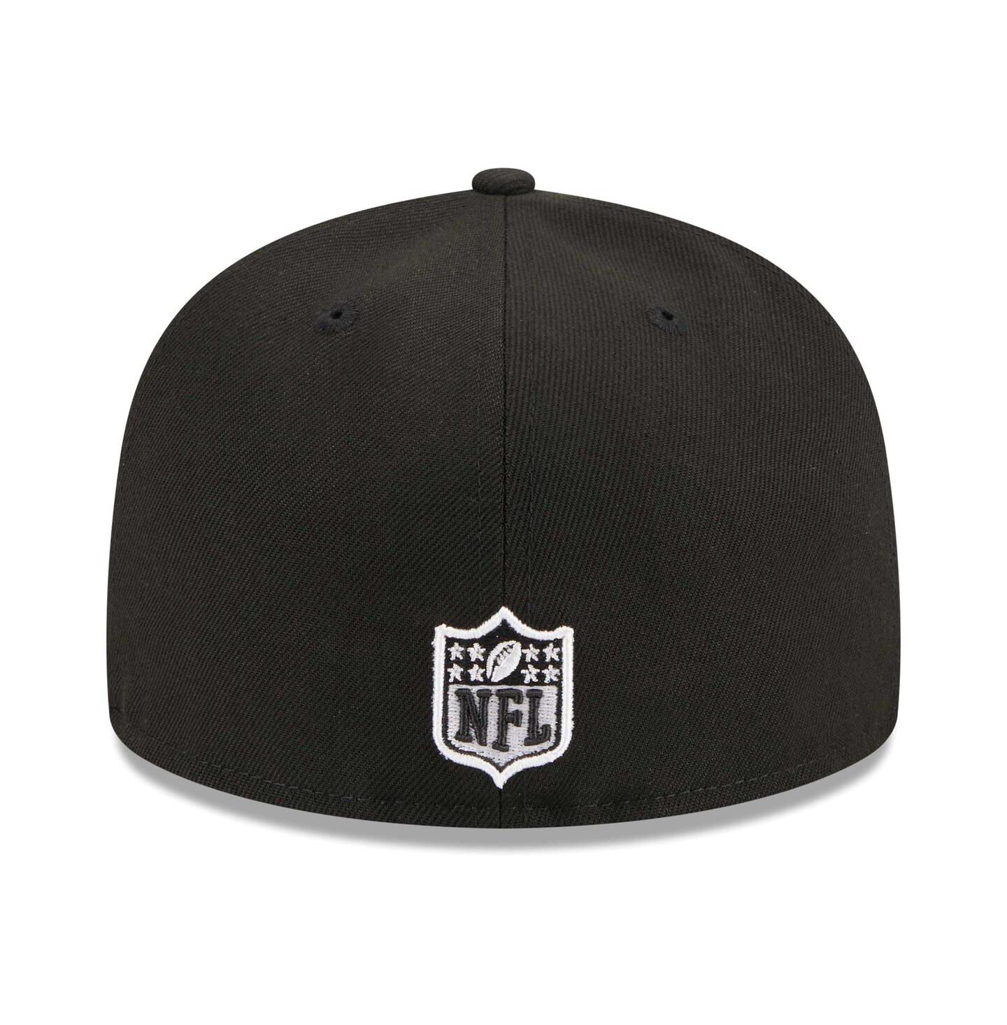 Мужская бейсболка New Era Buffalo Bills Main Patch 59FIFTY, Black — фото 4