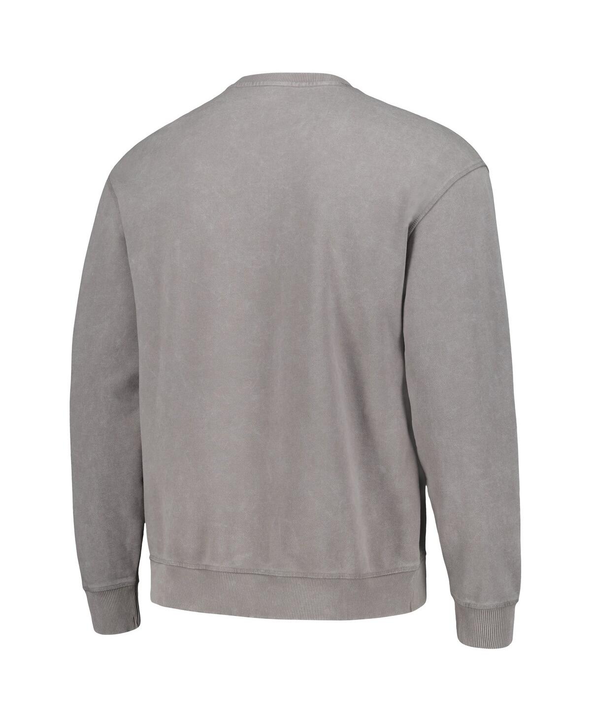 Shop The Wild Collective Men's And Women's  Gray Cincinnati Bengals Distressed Pullover Sweatshirt