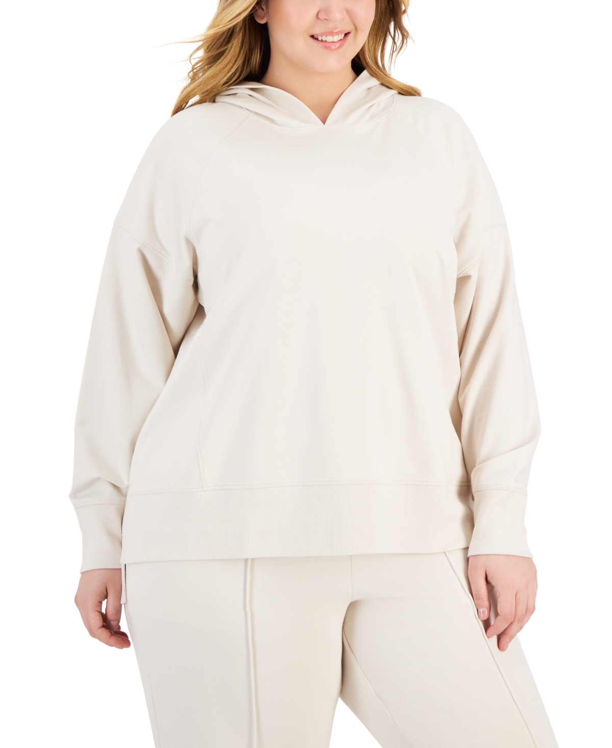 Id Ideology Plus Size Comfort Hooded Sweatshirt, Created for Macy's