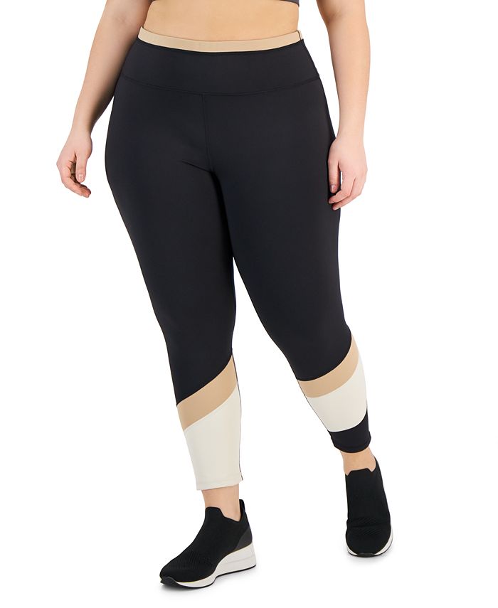 ID Ideology Ideology Plus Size Colorblocked Compression 7/8
