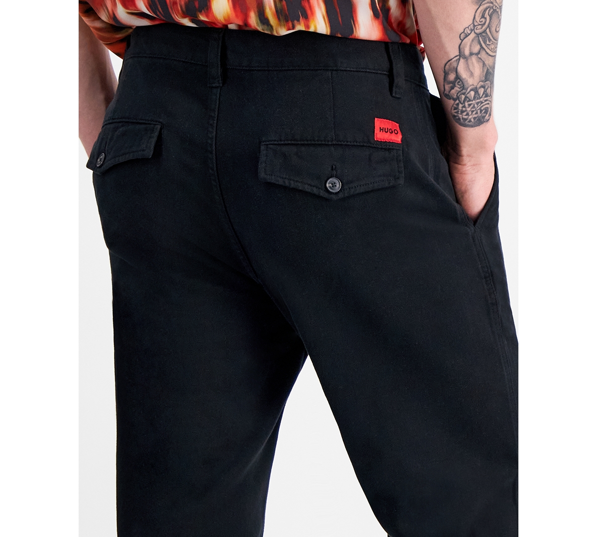 Hugo by Hugo Boss Men's Tapered-Fit Chino Pants