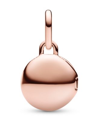 Cubic Zirconia Key Hole Engravable Locket Dangle Charm