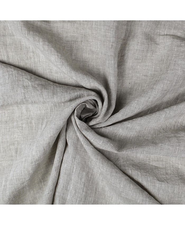 6ix Tailors Fine Linens Carmel Linen Au Natural Pinch Pleat Drapery