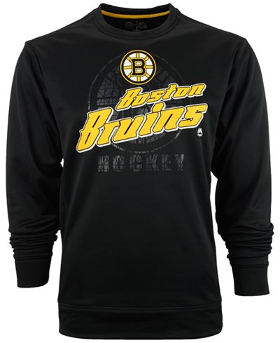 Majestic Men's Boston Bruins Crew-Neck Sweatshirt