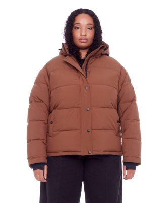 Plus Size Forillon Short Quilted Puffer Jacket