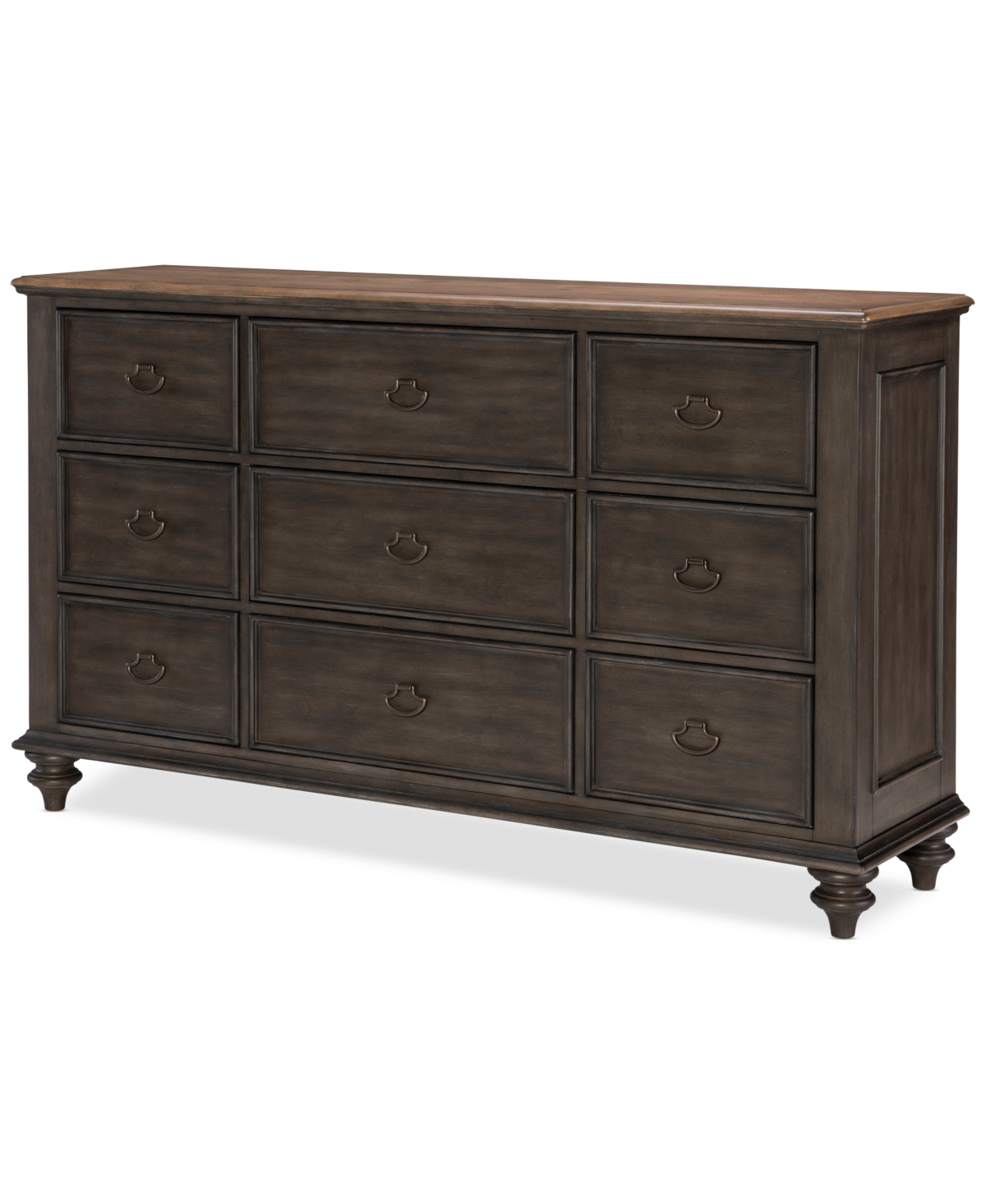 Mandeville 3pc Bedroom Set (Upholstered Storage Bed + Dresser + 2-Drawer Nightstand)