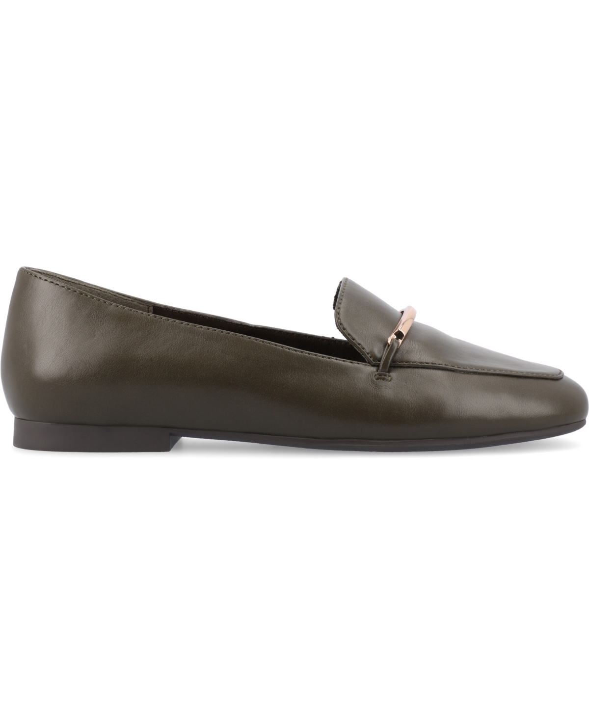Shop Journee Collection Women's Wrenn Slip On Loafers In Olive