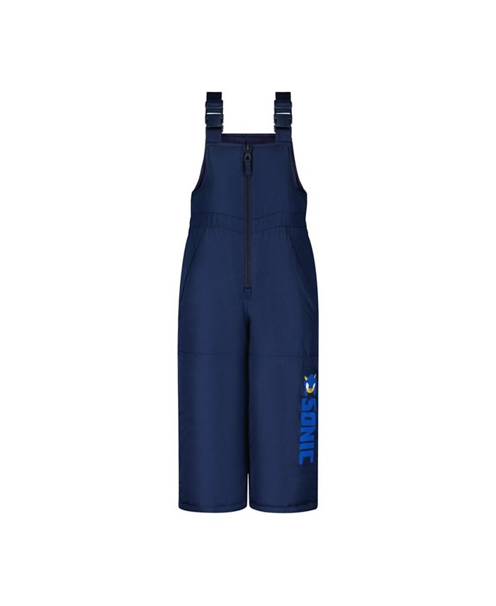 Sonic Kids Snow Pants Bibs - Printed & Water-Resistant Kids Snow Suit,  Front Zip Closure & Adjustable Straps - 12M-14 Sizes