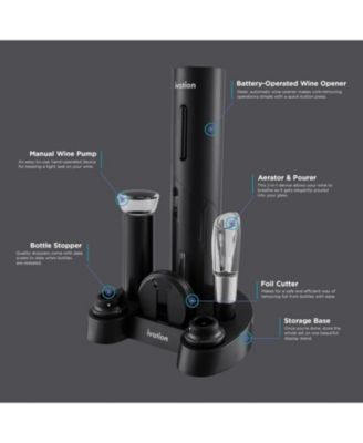 7 Piece Wine Set, Electric Wine Opener, Wine Pump & More!