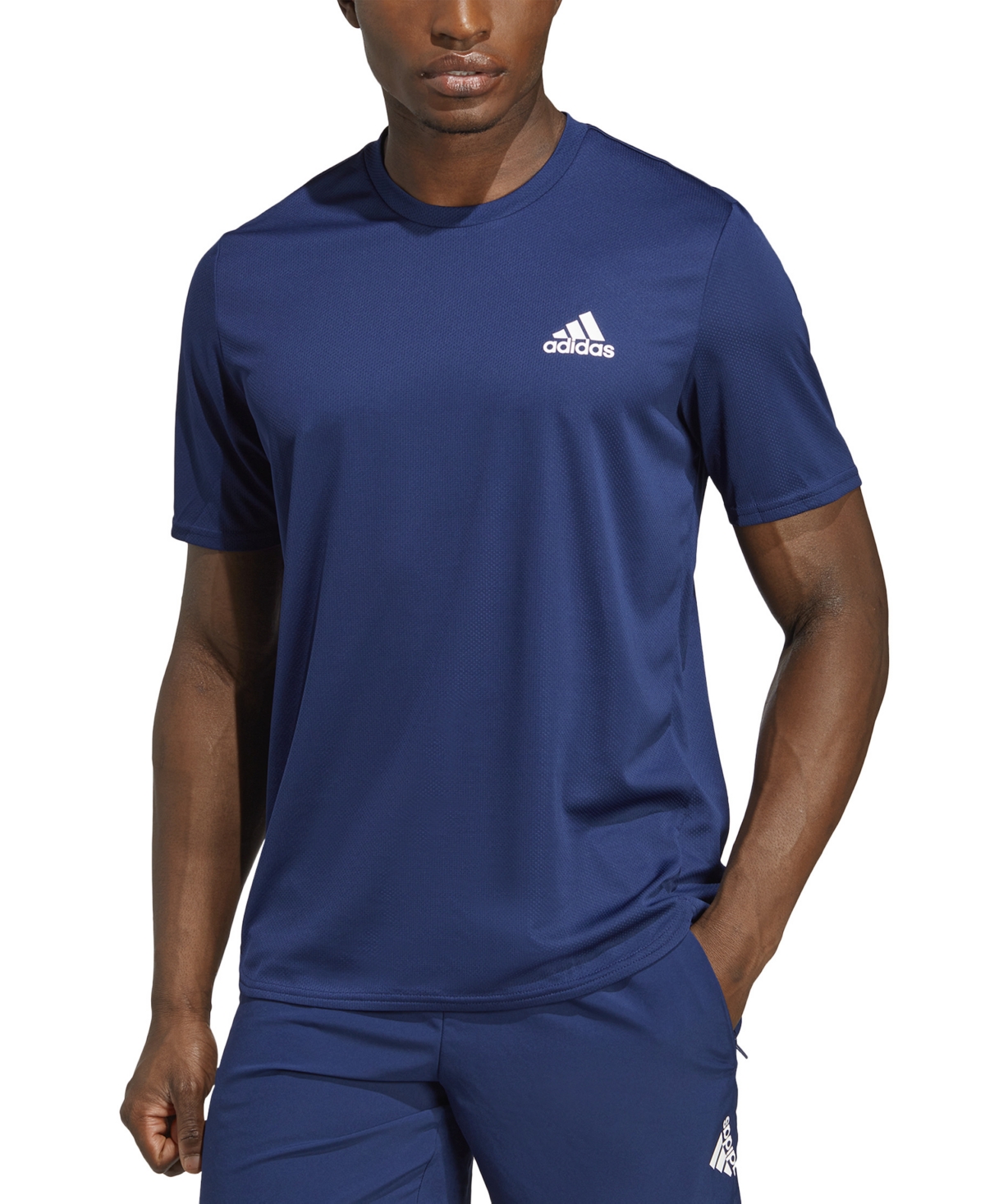 Adidas Originals Men's Designed 4 Movement Aeroready Performance Training T-shirt In Dark Blue