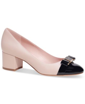 Kate spade black pumps best sale