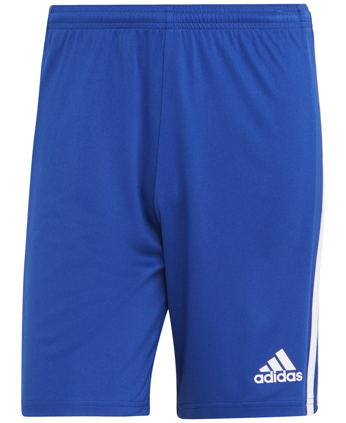 Adidas Originals Men's Squadra 21 Knit Moisture-wicking 7-1/2" Shorts In Royal Blue,white