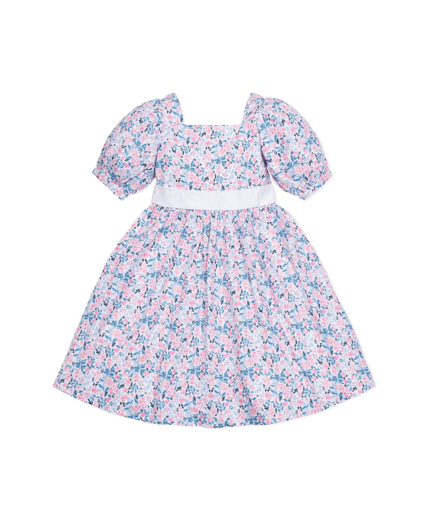 Платье Hope & Henry Short Sleeve Puff Sleeve Party Dress для девочек-малышей, цвет: С принтом — фото 1