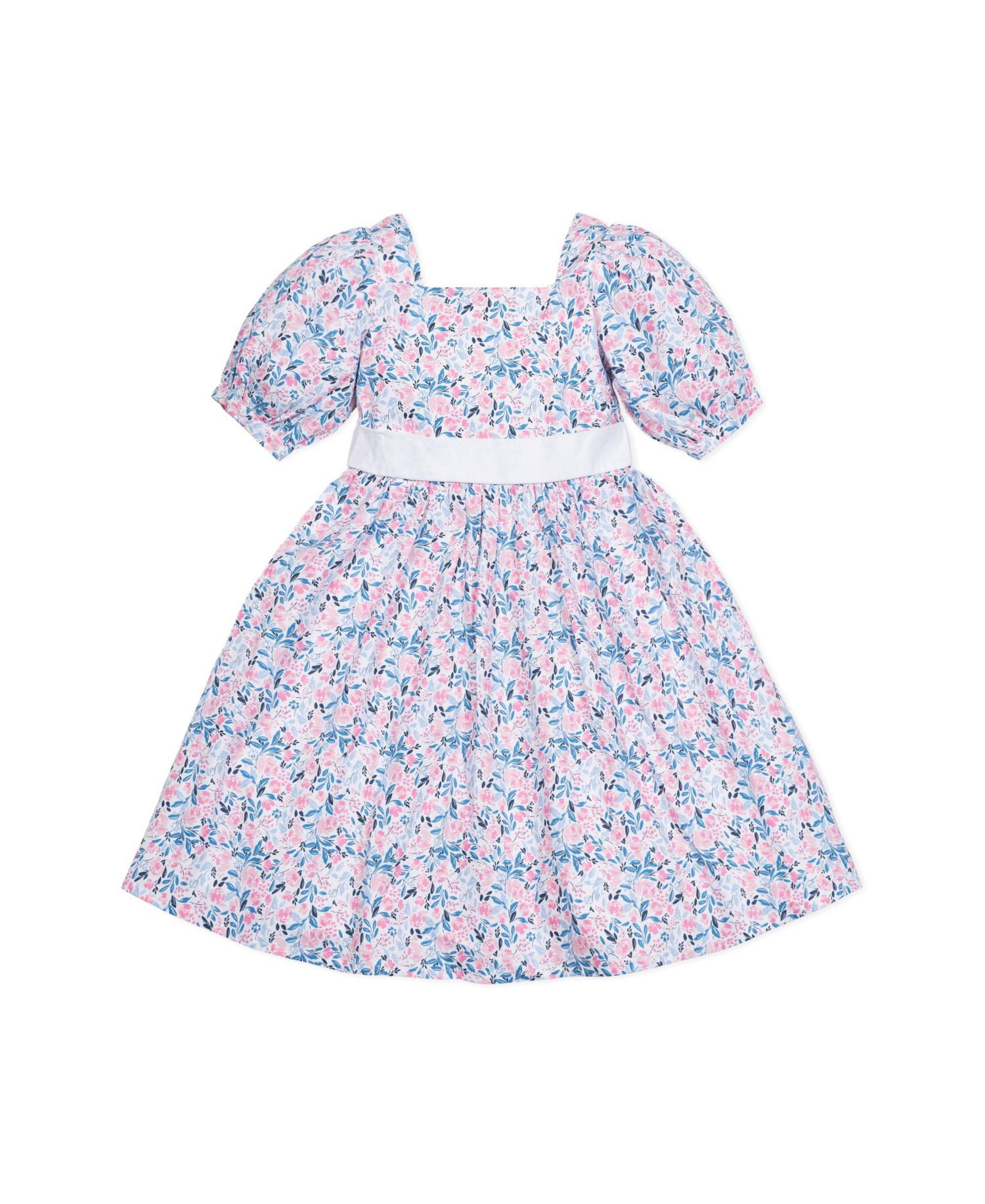 Toddler Girls Hope and Henry Short Sleeve Puff Sleeve Party Dress