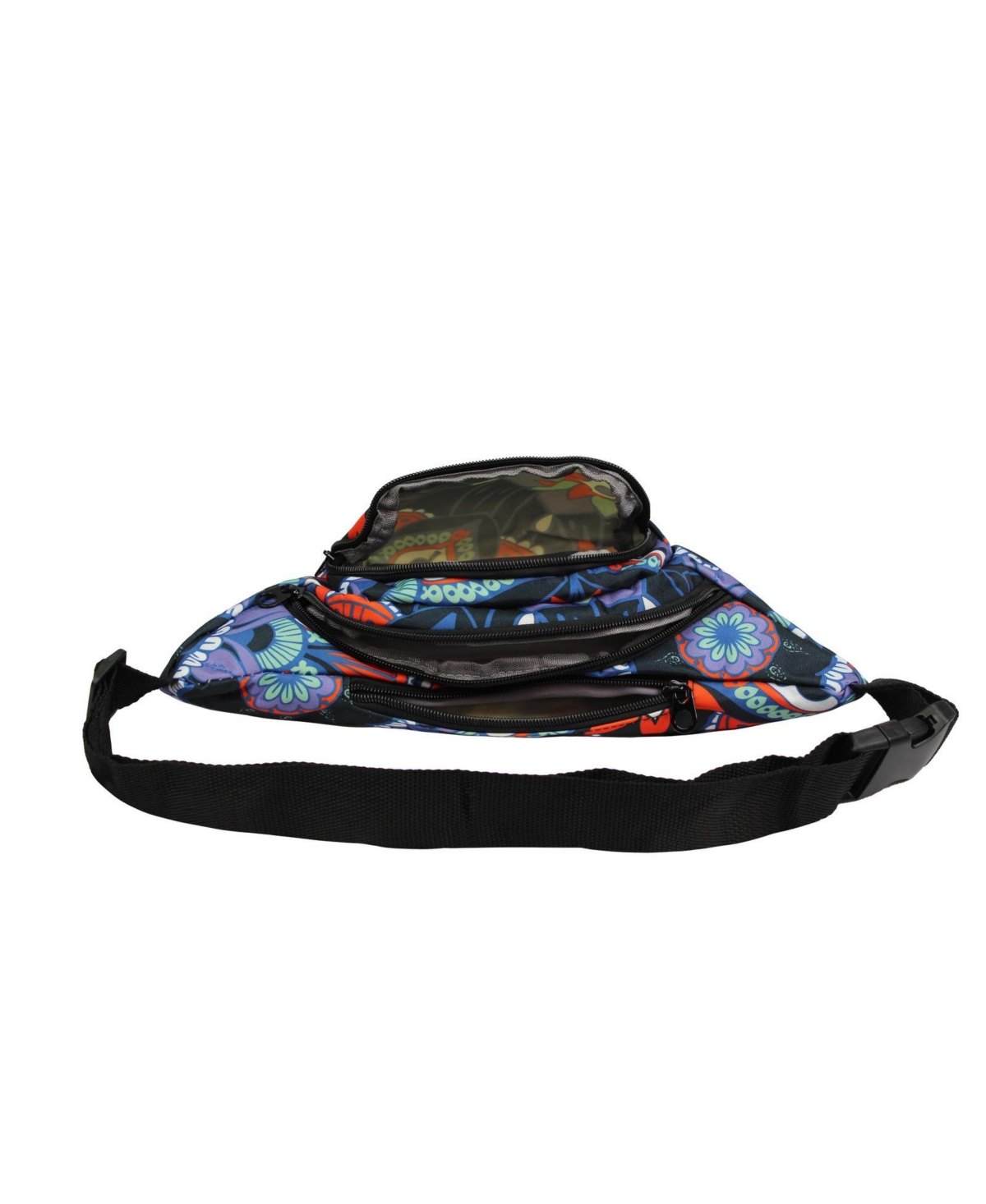 World Traveler Geometric 14-Inch Fanny Pack Adjustable Cross body Waist Pack