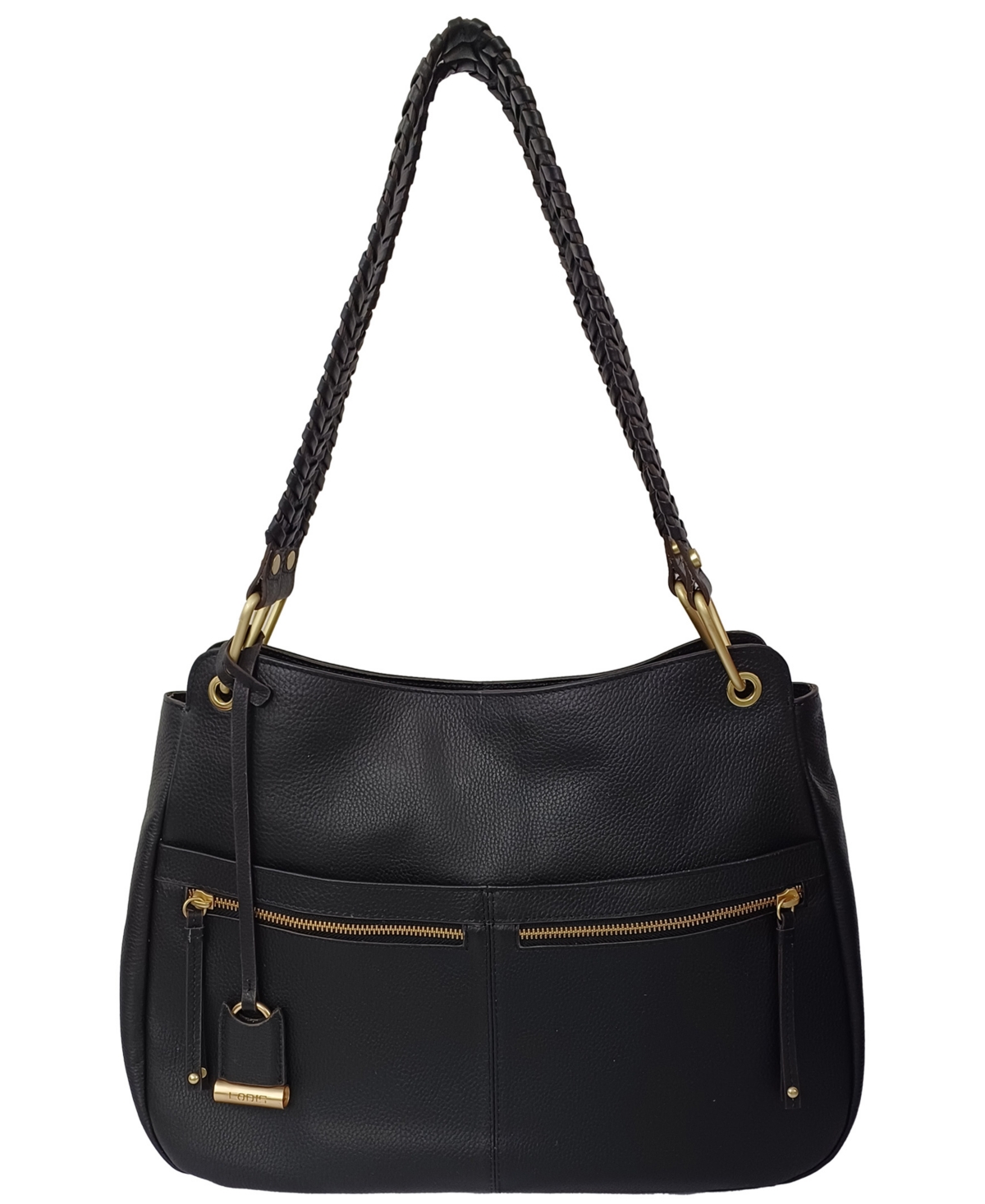 St Barts Leather Tote - Black