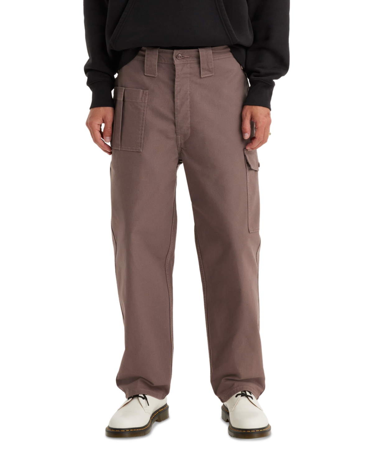 Shop Levi's Men's Relaxed-fit Utility Pants In Peppercorn