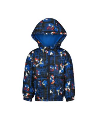Baby Girls Printed Puffer Jacket
