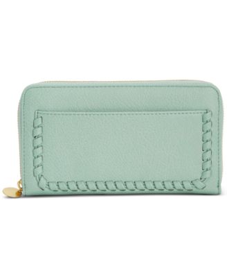 Style & Co - Whip-Stitch Zip Wallet