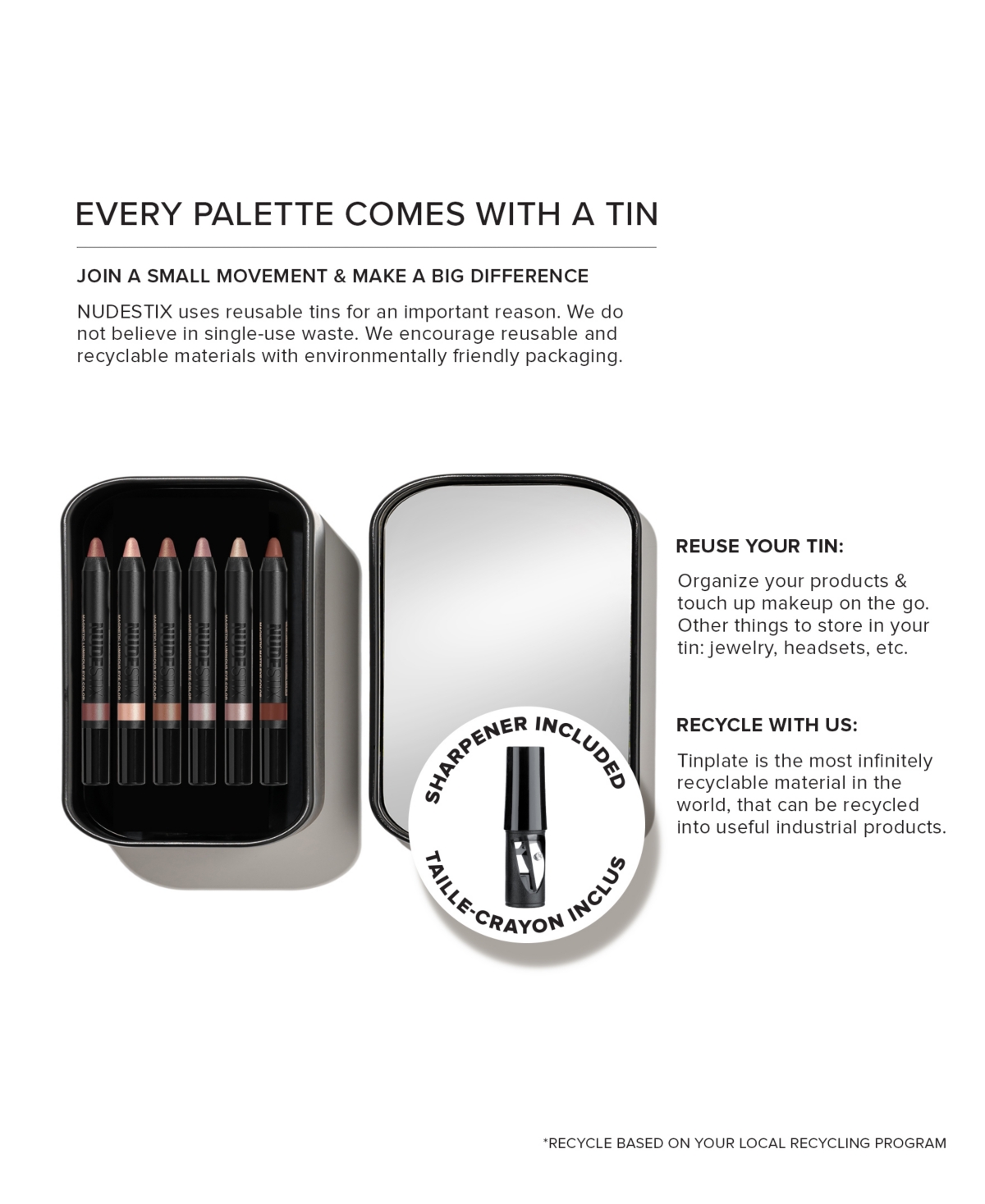 Nudestix 6-pc. Nude Beach Eye Palette Set In No Color