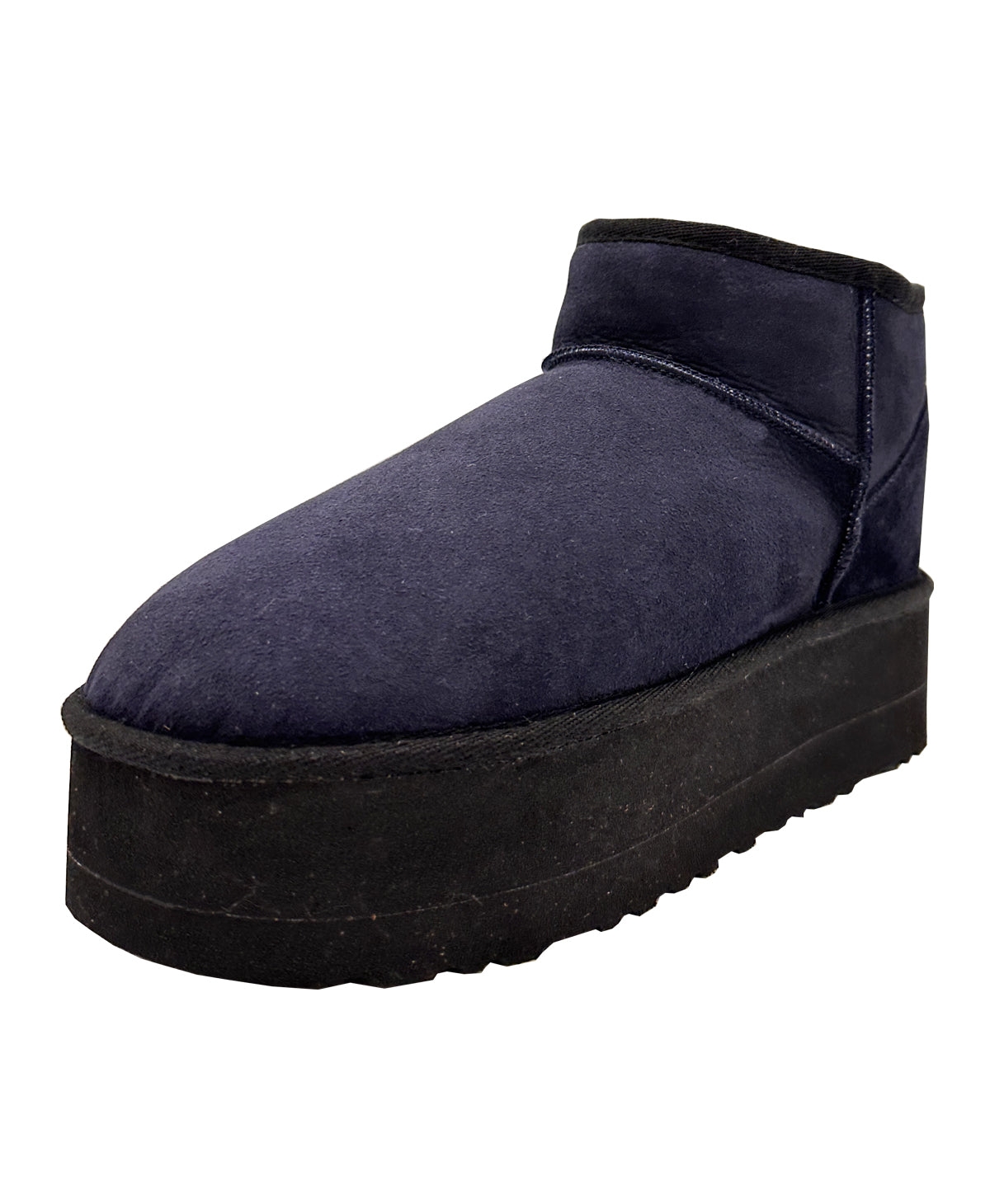 Women's Mini Sheepskin Boots - Blue