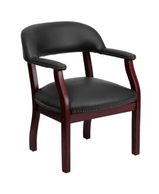 Brass Conference Chair With Accent Nail Trim