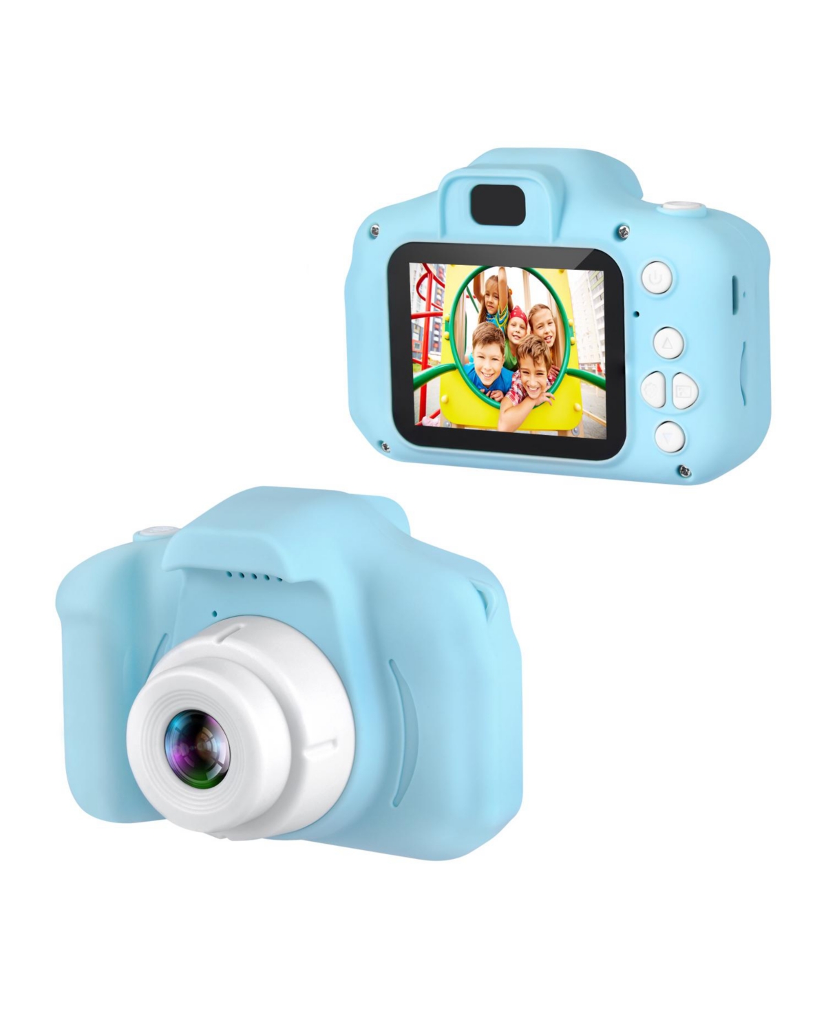 Dartwood 1080p Digital Camera For Kids With 2" Color Display Screen And Micro-sd Card Slot In Blue