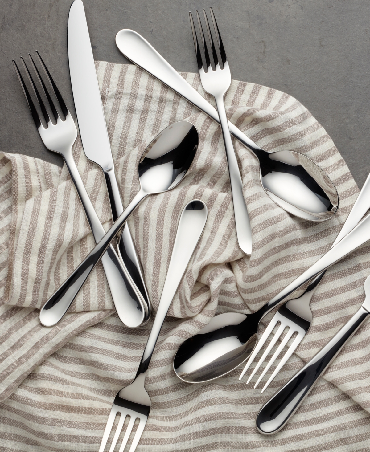 Oneida Grant 20 Piece Everyday Flatware Set, Service for 4 - Metallic and Stainless