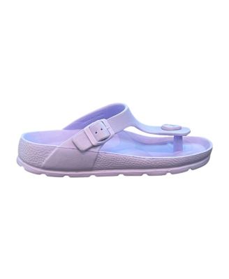 Women s Comfort Slide Thong Buckle EVA Flat Sandal