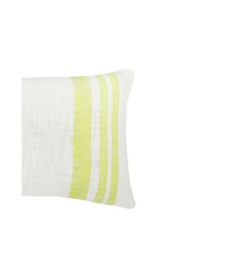 Morgan Citron Woven Luxury Premium Spring & Summer Rectangle Accent Pillow, 14" x 22"