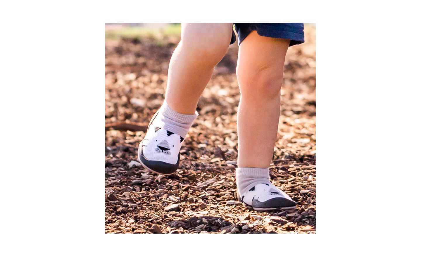 Обувь Komuello Breathable Washable Non-Slip Sock Shoes White Tiger для мальчиков-малышей — фото 2